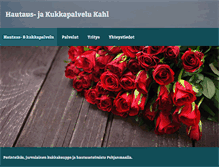 Tablet Screenshot of hautauskahl.fi